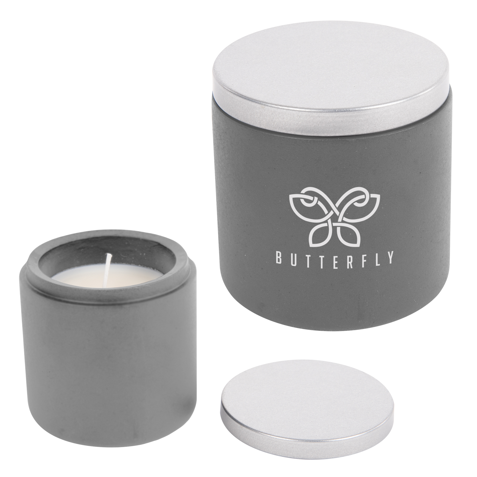 Cali Clay Cement Candle 1