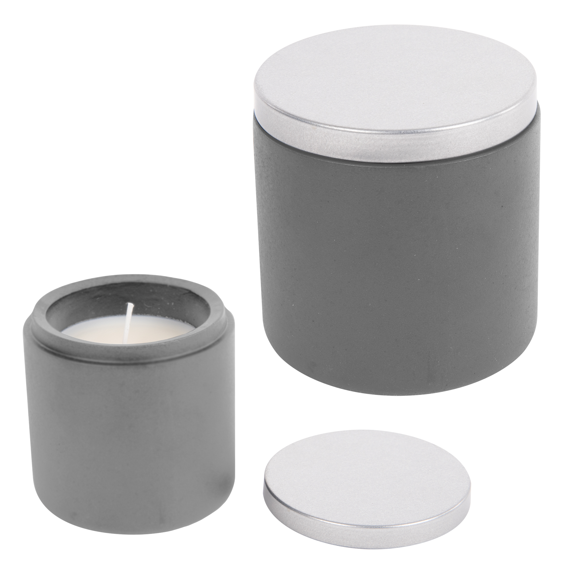 Cali Clay Cement Candle 1