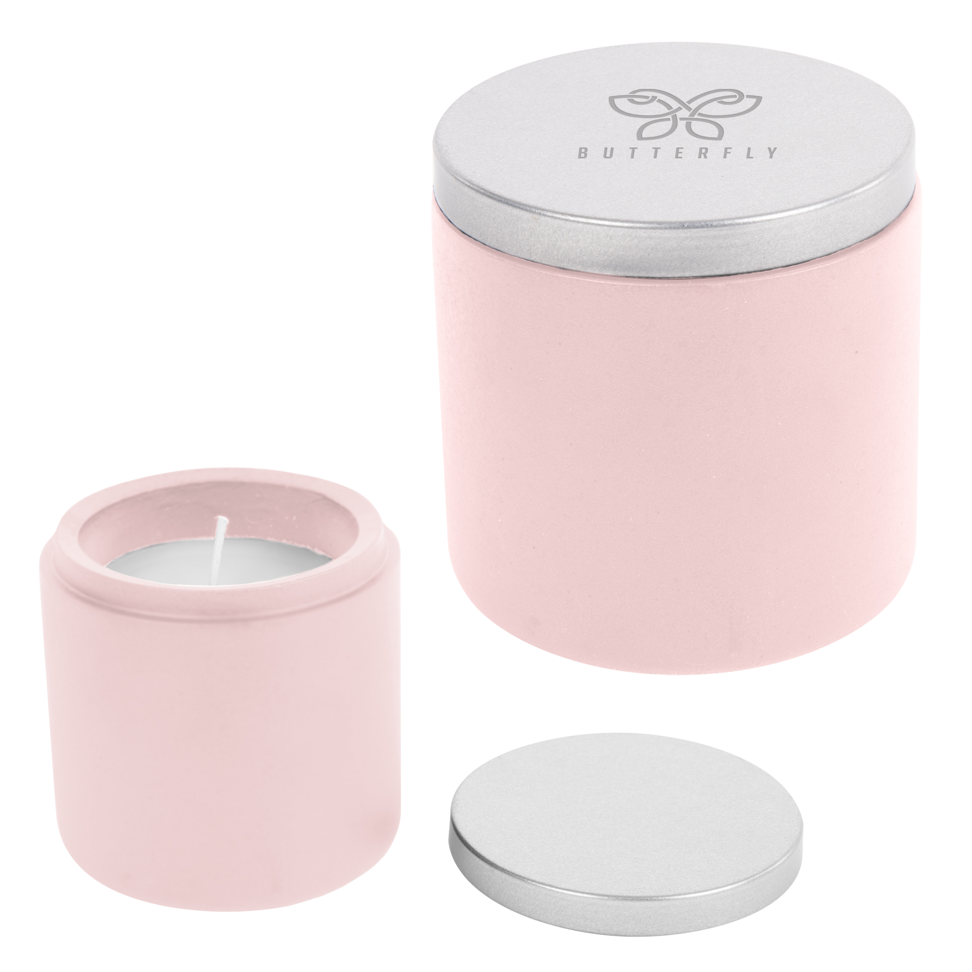 Cali Clay Cement Candle 1