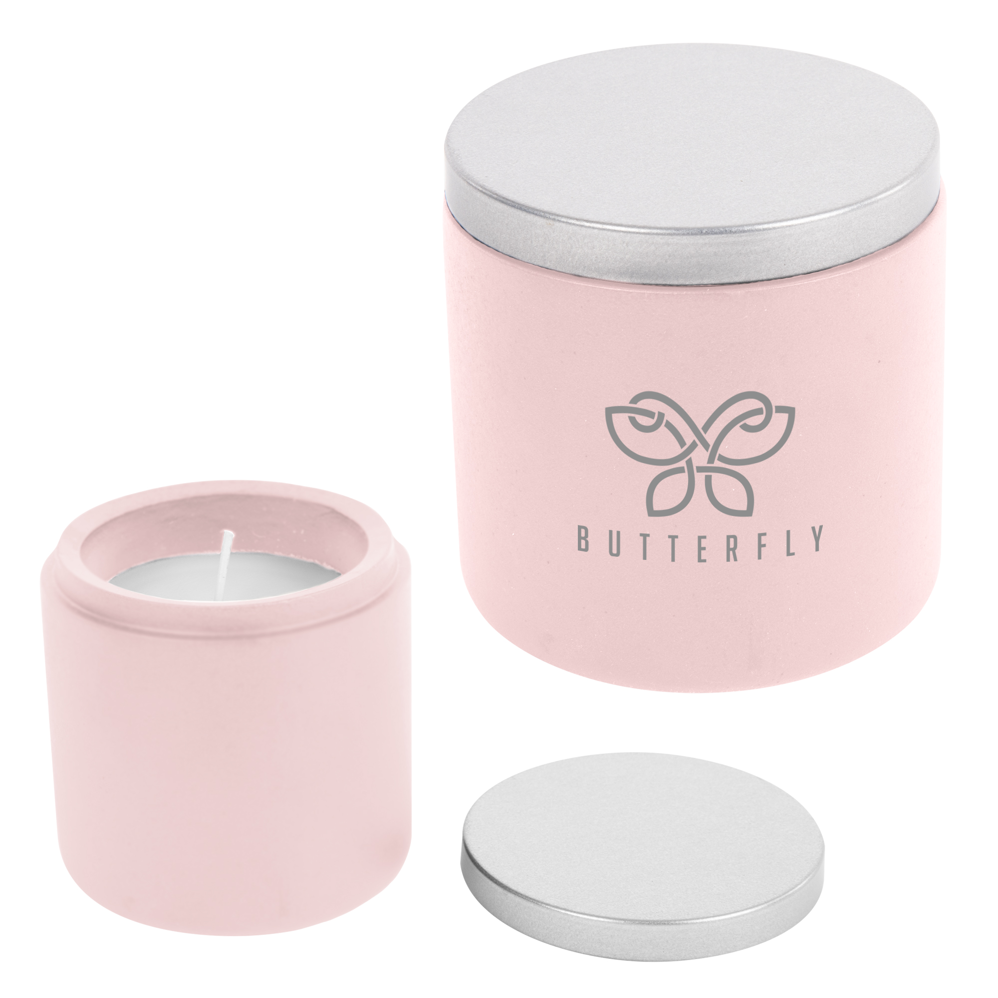Cali Clay Cement Candle 1