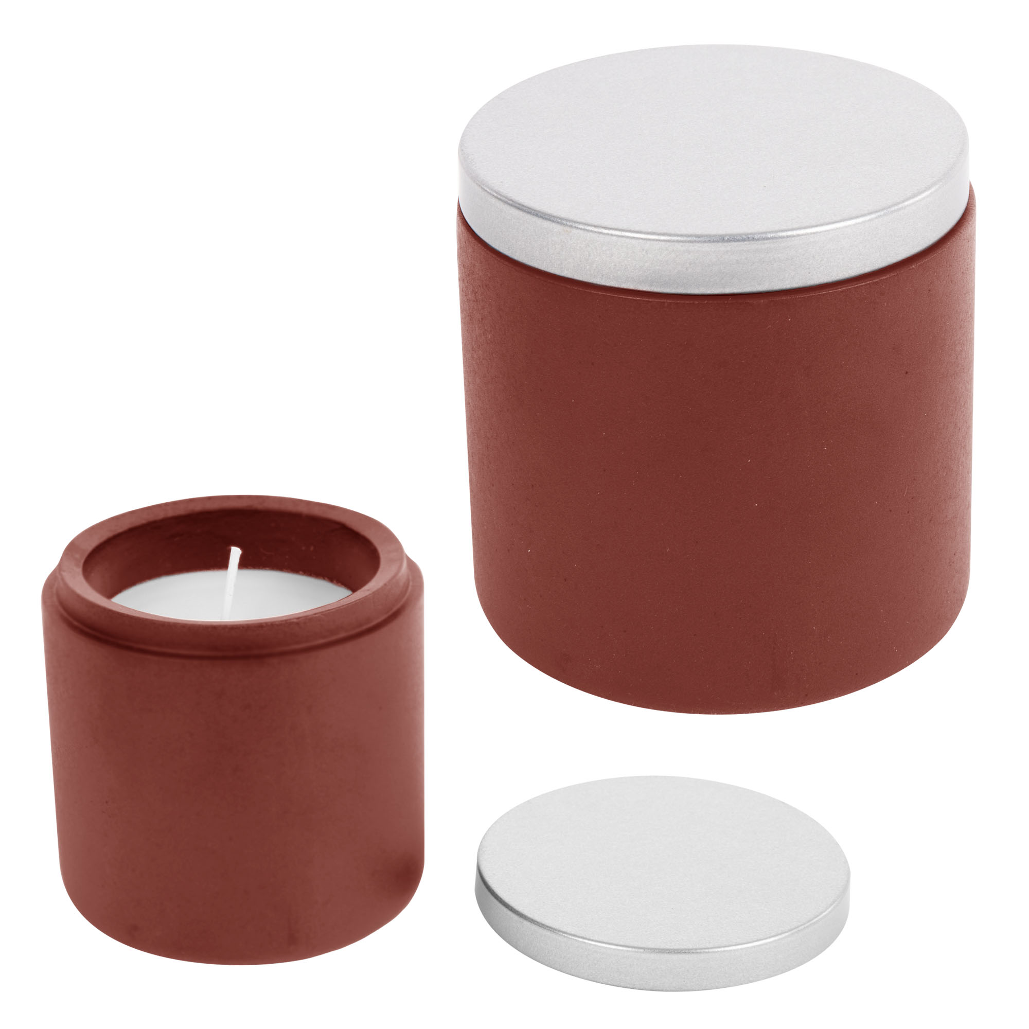 Cali Clay Cement Candle 1