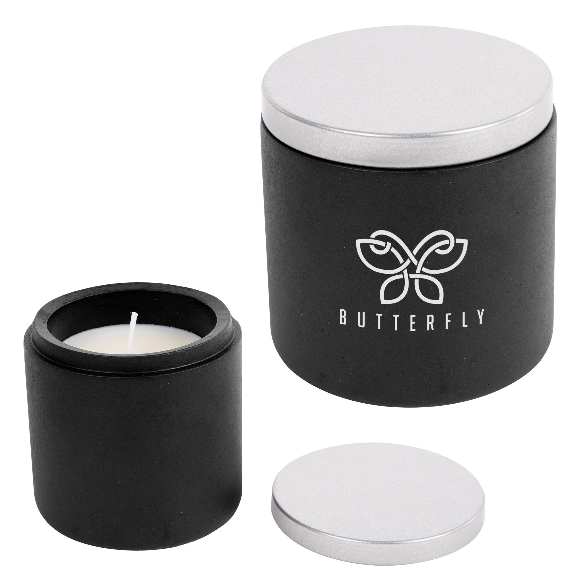 Cali Clay Cement Candle 1