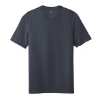 District Re-tee - DT8000 HeatherNavy Front District Re-tee - DT8000 HeatherNavy Front