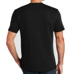District Re-tee - DT8000 black model side District Re-tee - DT8000 black model side