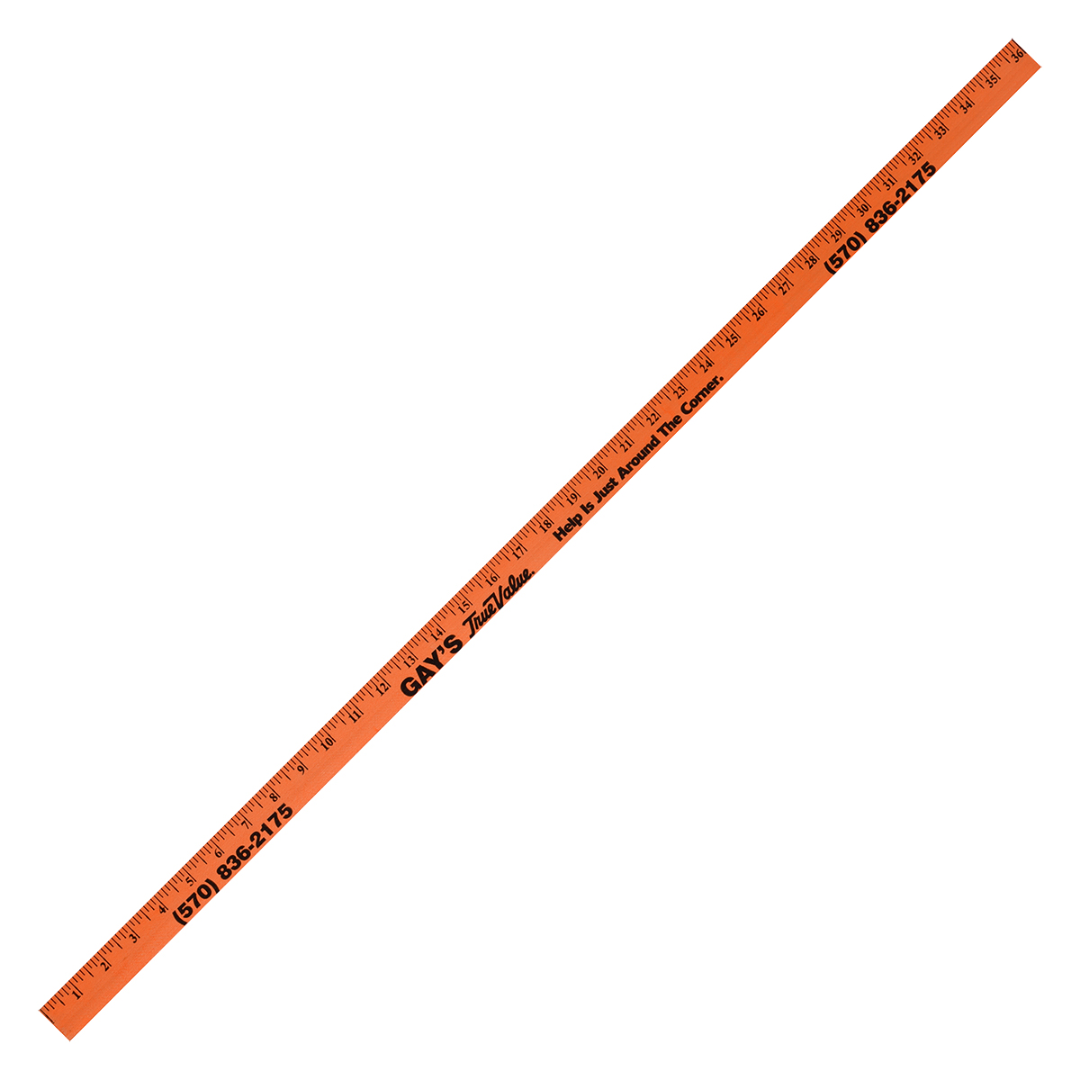 Fluorescent Colorful Enameled Yardstick 1