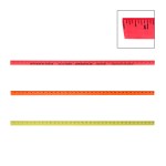 Fluorescent Colorful Enameled Yardstick - 0YD353PF YEL Blank Fluorescent Colorful Enameled Yardstick - 0YD353PF YEL Blank