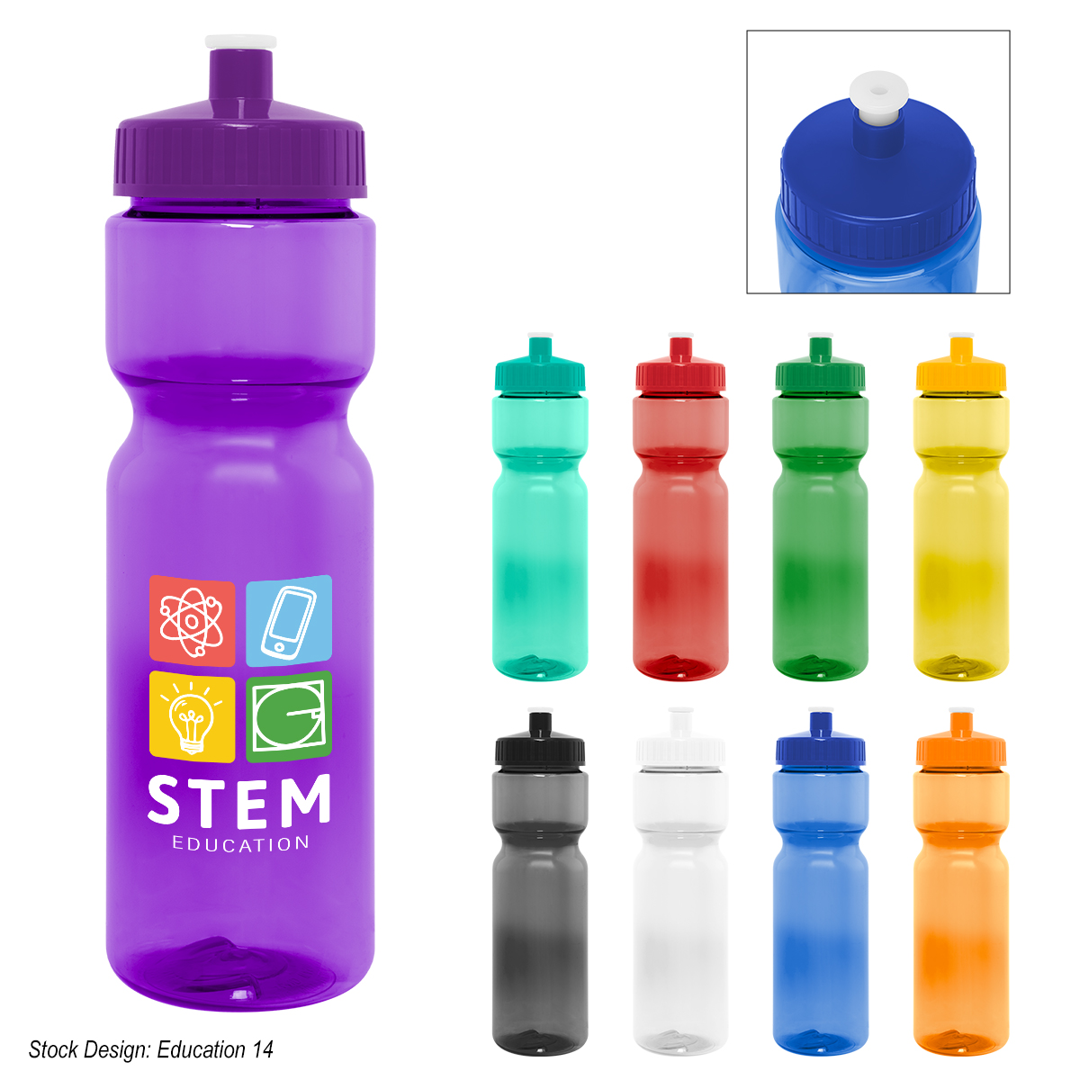 28 Oz. Full Color Pace Bottle 1