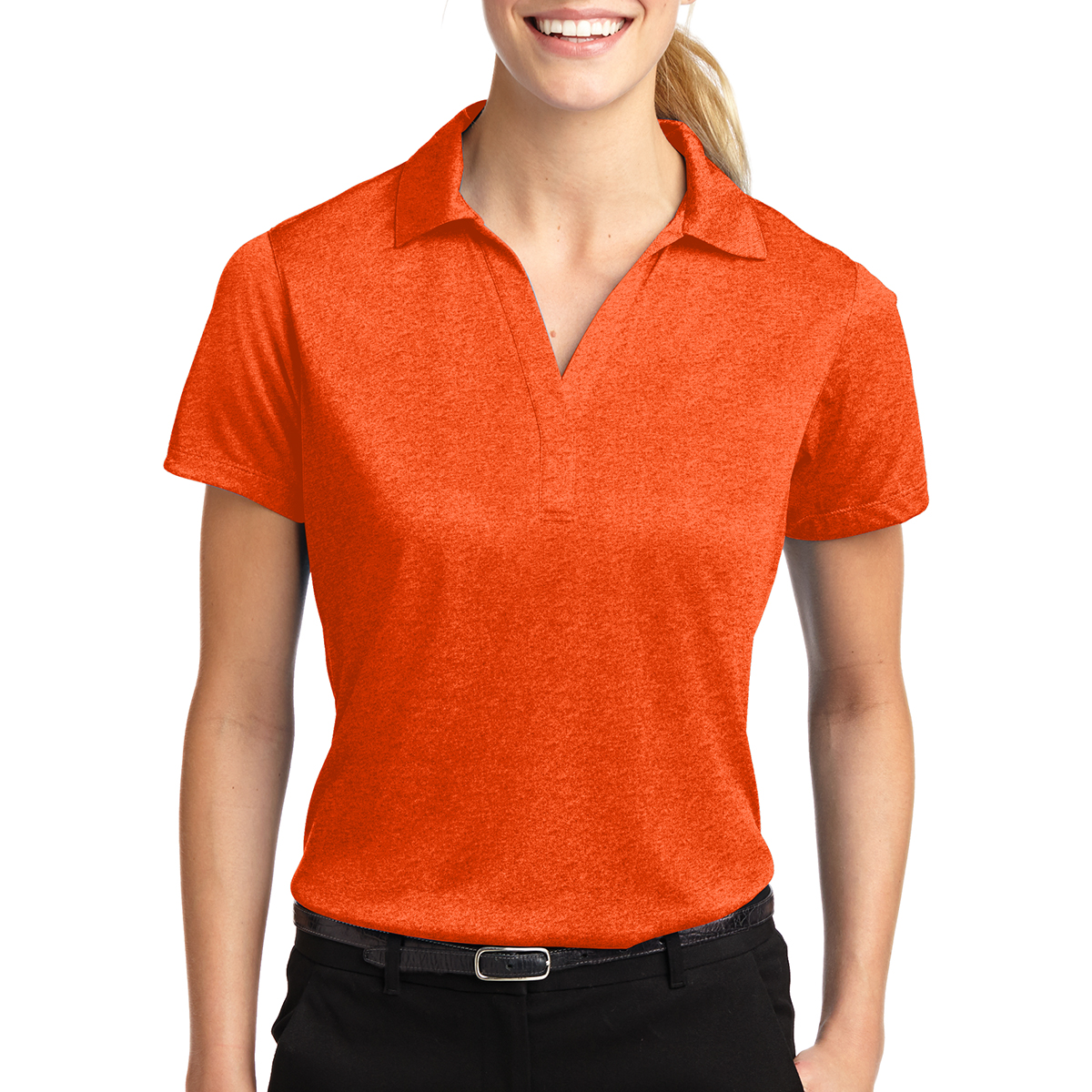 Sport-tek® Ladies' Heather Contender™ Polo 1