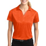 Sport-tek® Ladies' Heather Contender™ Polo - LST660 deeporangehthr Sport-tek® Ladies' Heather Contender™ Polo - LST660 deeporangehthr