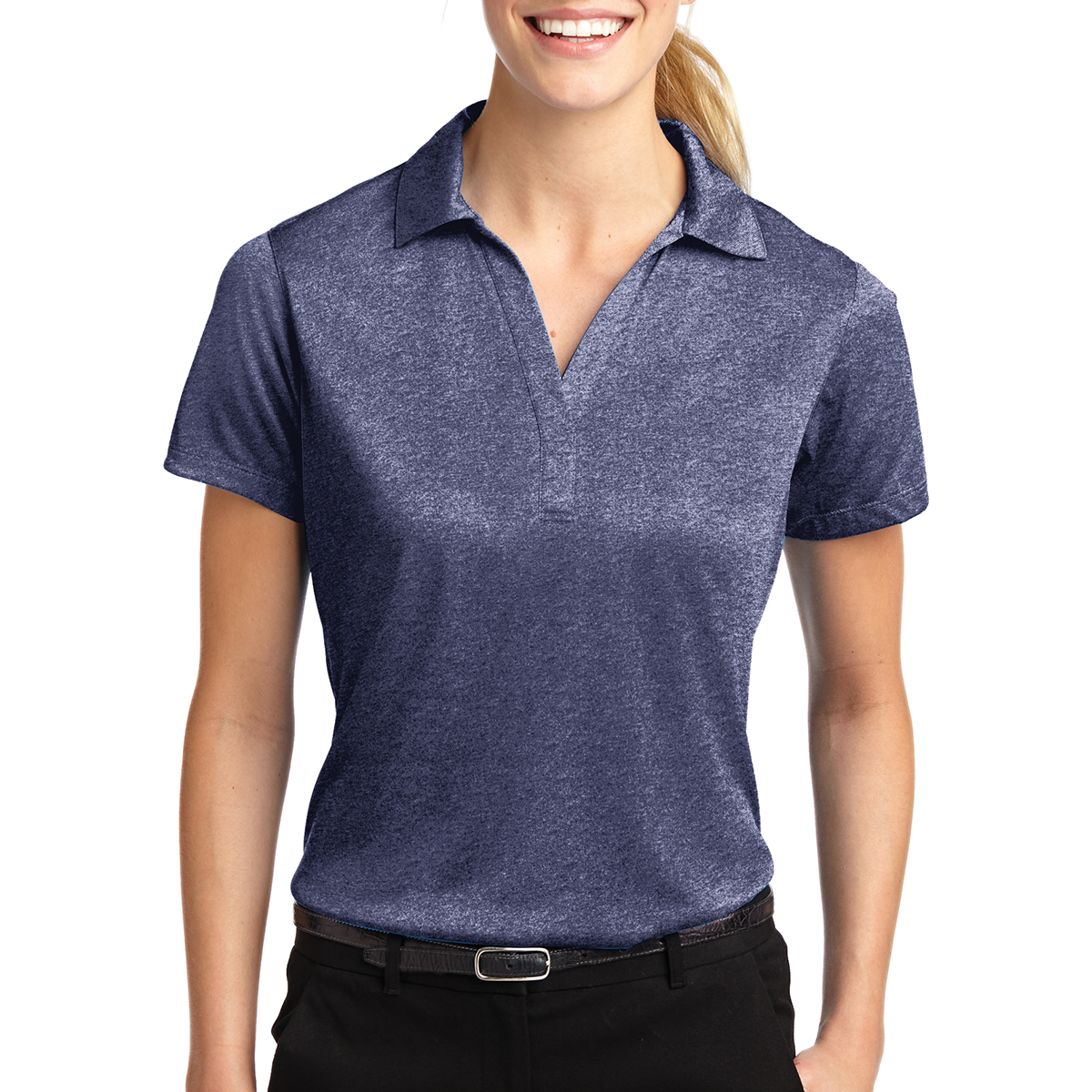 Sport-tek® Ladies' Heather Contender™ Polo 1