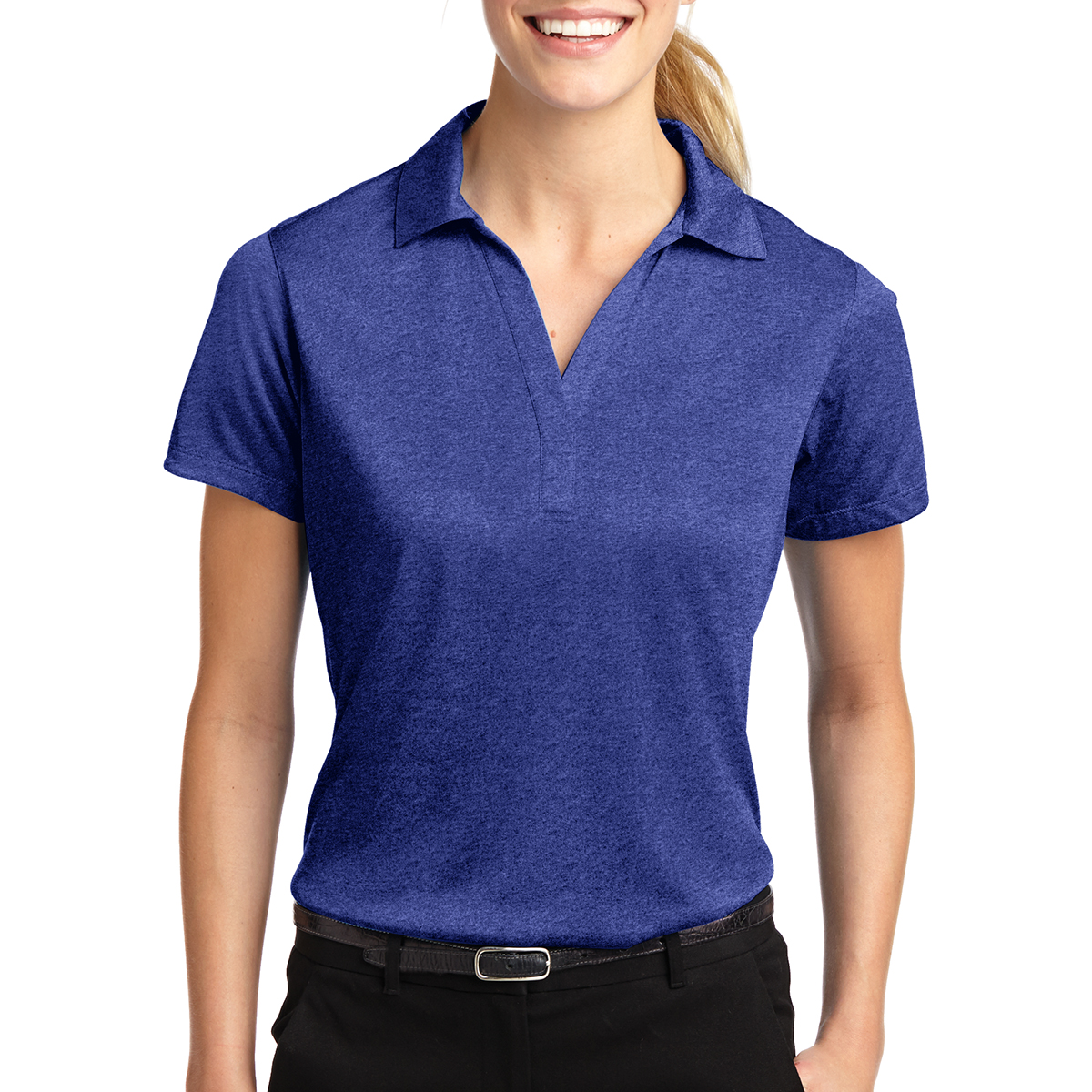 Sport-tek® Ladies' Heather Contender™ Polo 1