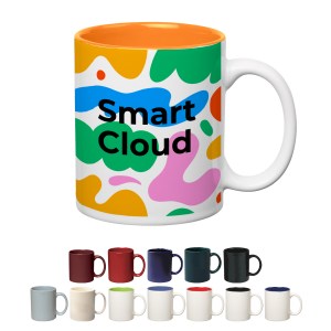 11 Oz. Full Color Hughes Stoneware Mug With C-handle 1 11 Oz. Full Color Hughes Stoneware Mug With C-handle 1