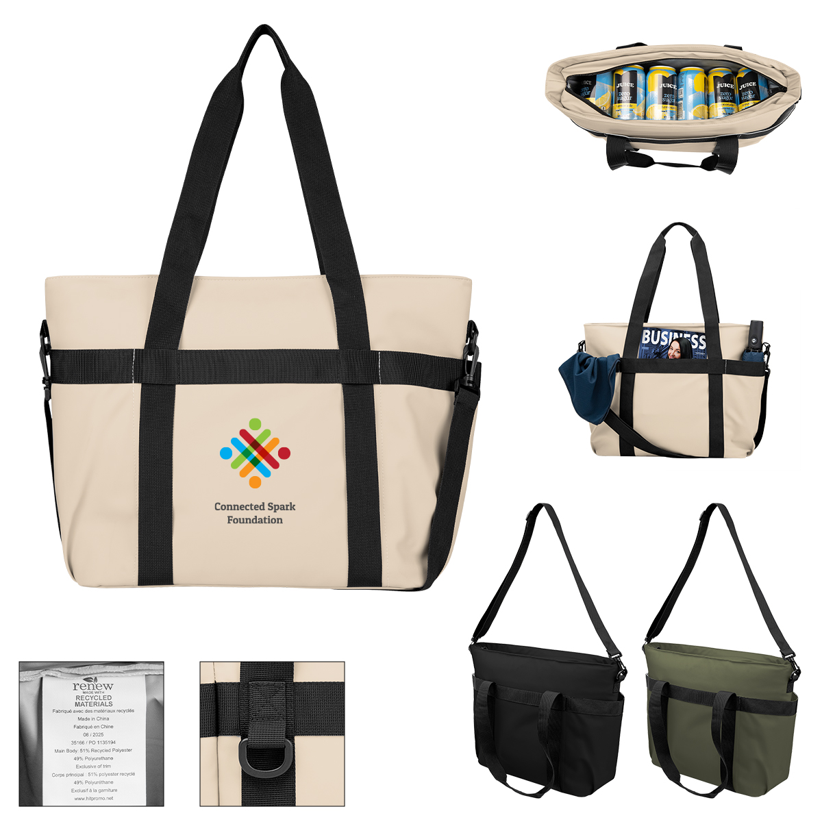 Hudson Rpet 36 Can Cooler Tote Bag 1