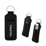 Lip Balm Holder Key Chain - 20136 BLK Silkscreen Lip Balm Holder Key Chain - 20136 BLK Silkscreen