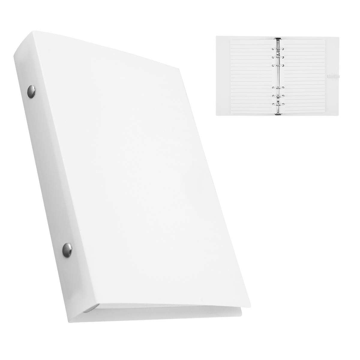 Frosted Recycled Refillable Notebook 1