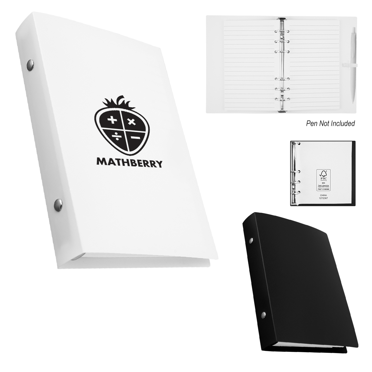 Frosted Recycled Refillable Notebook 1