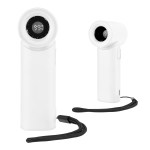 Rechargeable Handheld Turbo Fan - 55252 WHT Blank Rechargeable Handheld Turbo Fan - 55252 WHT Blank