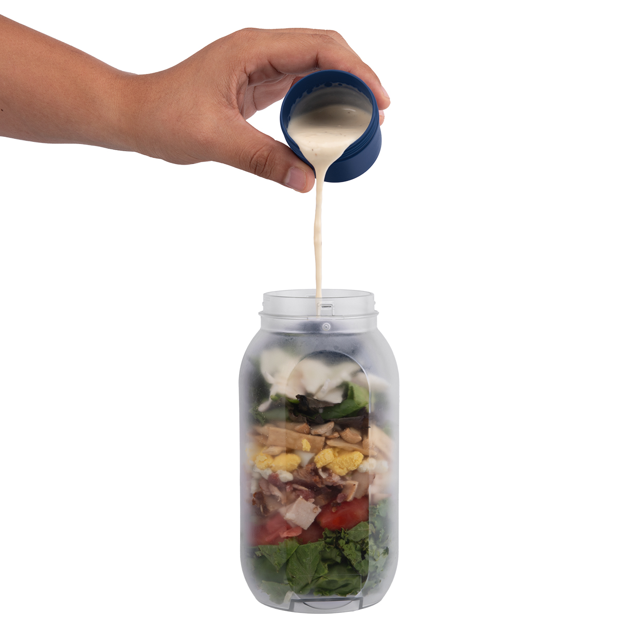 Recycled Bento Bottle Salad Shaker 1