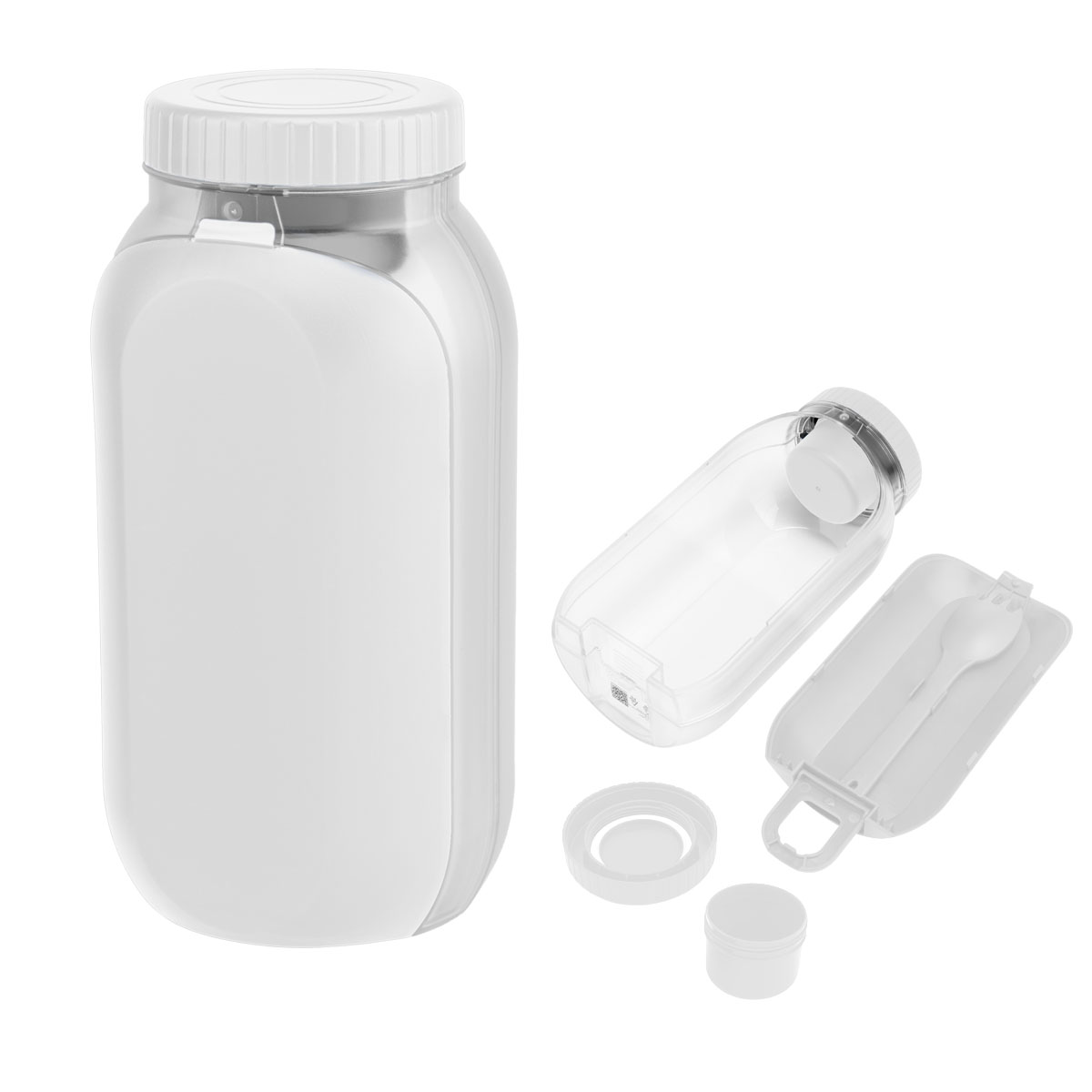 Recycled Bento Bottle Salad Shaker 1