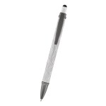 Cascade Recycled Aluminum Pen - 12061 WHT Front Cascade Recycled Aluminum Pen - 12061 WHT Front