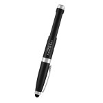4-in-1 Rabs Stylus Pen - 12047 BLK Padprint 4-in-1 Rabs Stylus Pen - 12047 BLK Padprint