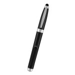 4-in-1 Rabs Stylus Pen - 12047 BLK Front 4-in-1 Rabs Stylus Pen - 12047 BLK Front