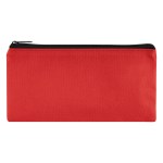 Recycled Pencil Pouch - 55263 RED Blank Recycled Pencil Pouch - 55263 RED Blank