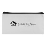 Recycled Pencil Pouch - 55263 WHT Silkscreen Recycled Pencil Pouch - 55263 WHT Silkscreen