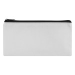 Recycled Pencil Pouch - 55263 WHT Blank Recycled Pencil Pouch - 55263 WHT Blank