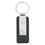 Leatherette Key Tag - 4790 BLKSIL Personalization Laser Leatherette Key Tag - 4790 BLKSIL Personalization Laser