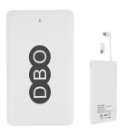 4000 Mah 3-in-1 Power Bank - 26046 WHT Padprint 4000 Mah 3-in-1 Power Bank - 26046 WHT Padprint