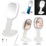 Light Up Double Sided Mirror With Wireless Charger 2 Light Up Double Sided Mirror With Wireless Charger 2