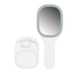 Light Up Double Sided Mirror With Wireless Charger - 25169 WHT Silkscreen Light Up Double Sided Mirror With Wireless Charger - 25169 WHT Silkscreen