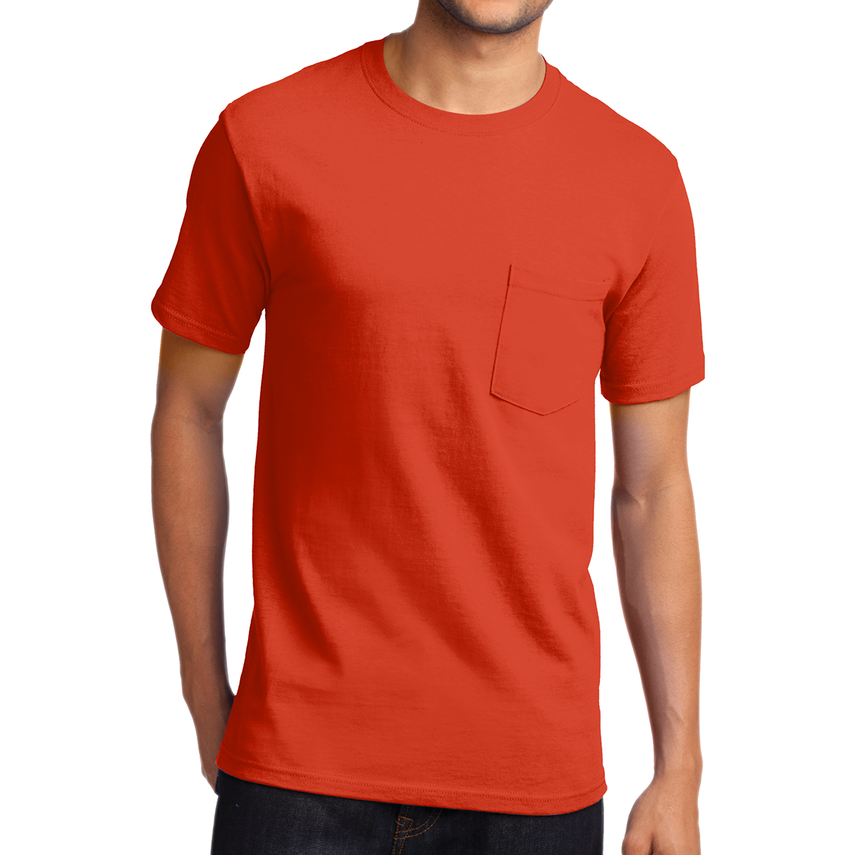 Port & Company® Tall Essential Pocket Tee 1