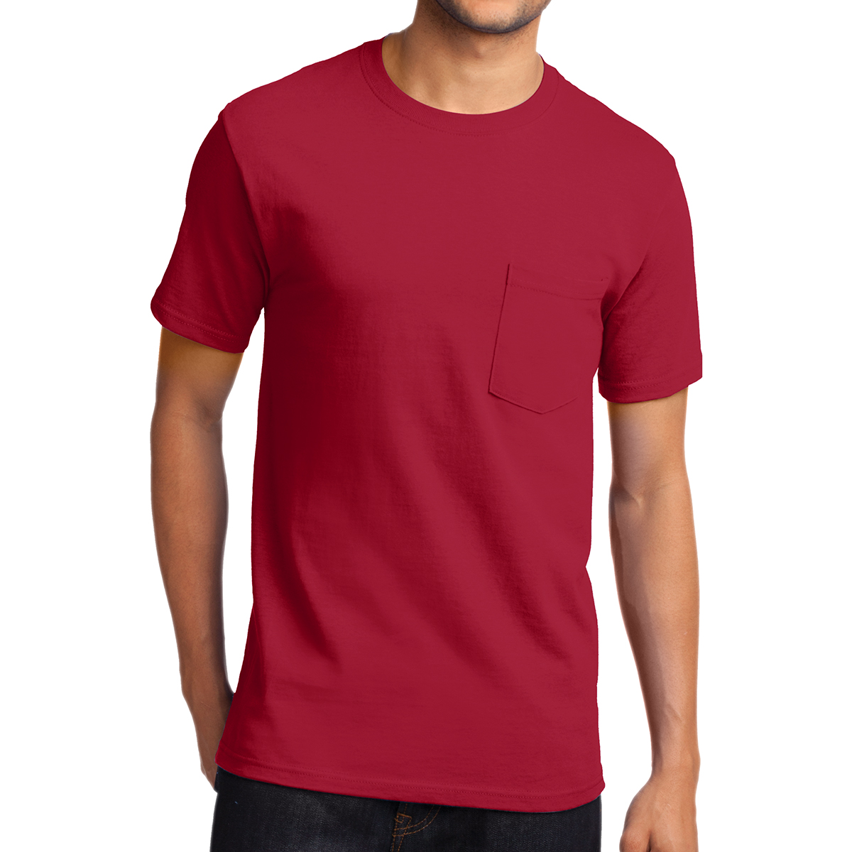 Port & Company® Tall Essential Pocket Tee 1