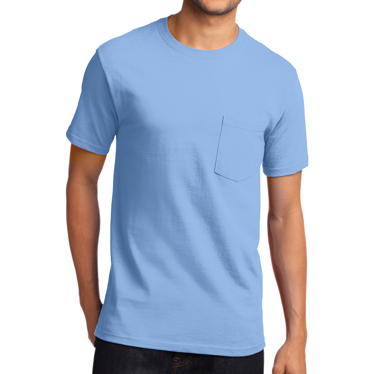 Port & Company® Tall Essential Pocket Tee 1