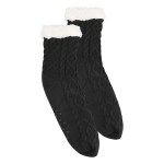 Cozy Cable Knit Slipper Socks 2 Cozy Cable Knit Slipper Socks 2
