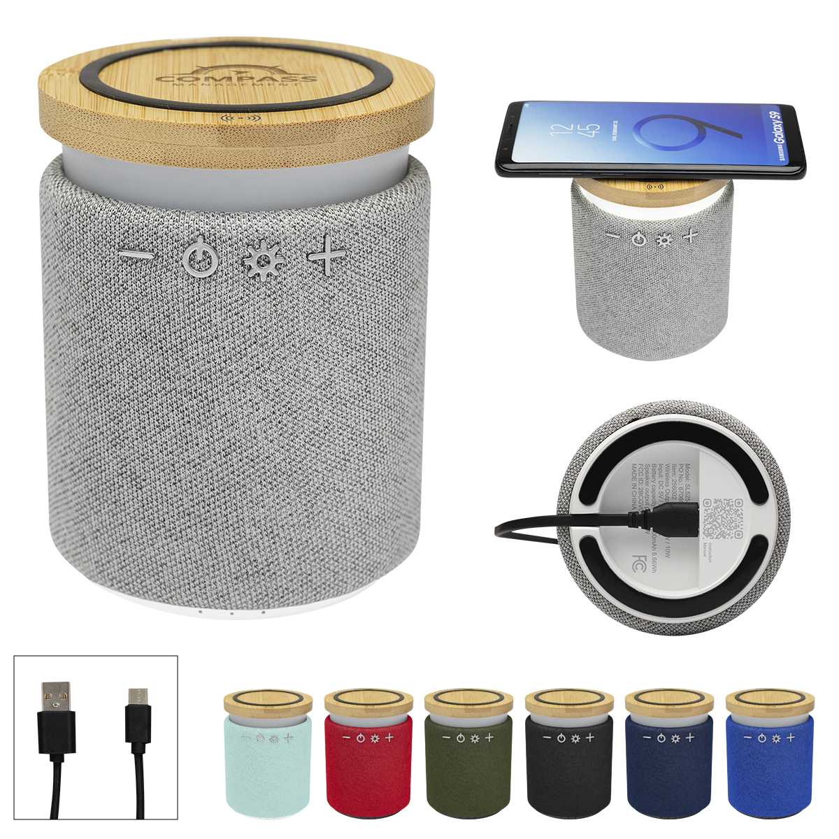 Ultra Sound Speaker & Wireless Charger 2.0 1
