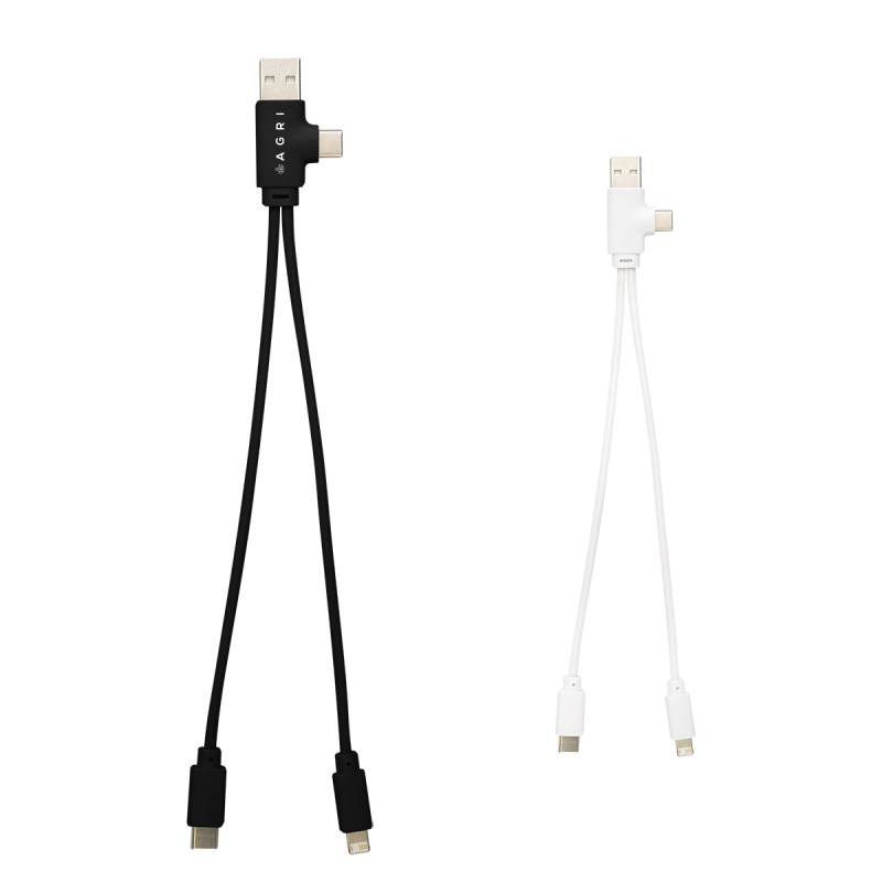 Dual Connect Recycled Multi-charge Cable 1 Dual Connect Recycled Multi-charge Cable 1