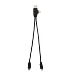 Dual Connect Recycled Multi-charge Cable 2 Dual Connect Recycled Multi-charge Cable 2