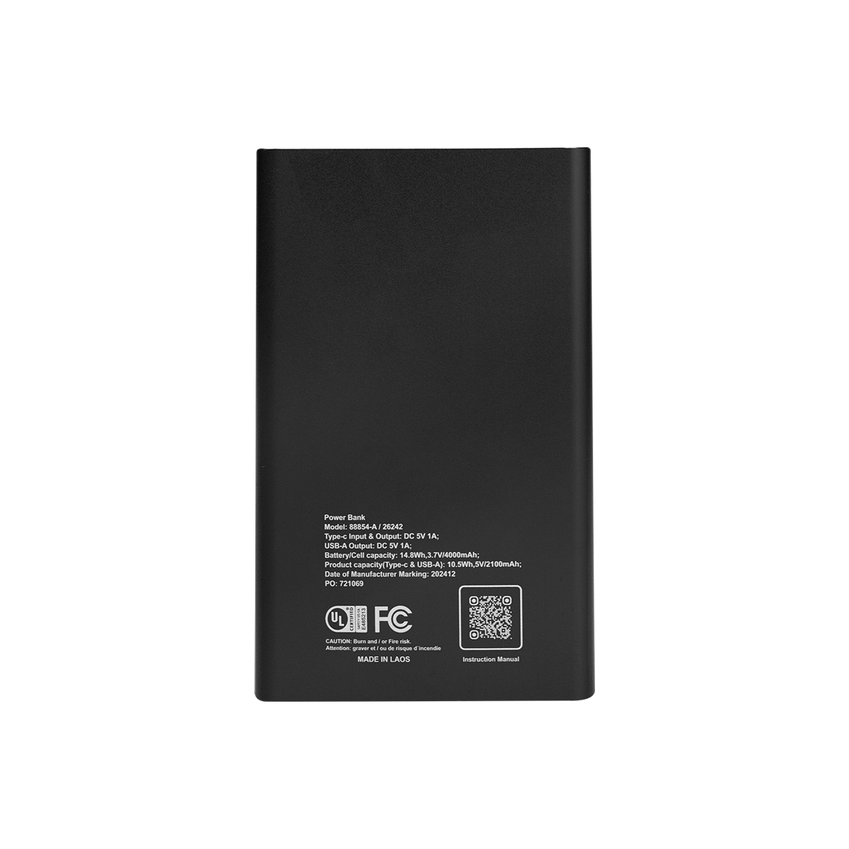 Ul Listed Slim Power Bank 2.0 1