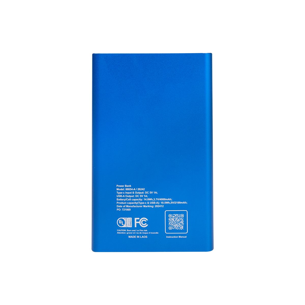 Ul Listed Slim Power Bank 2.0 1