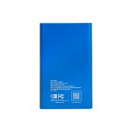 Ul Listed Slim Power Bank 2.0 - 26242UL BLU Back Ul Listed Slim Power Bank 2.0 - 26242UL BLU Back