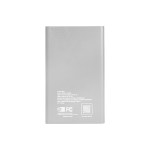 Ul Listed Slim Power Bank 2.0 - 26242UL SIL Back Ul Listed Slim Power Bank 2.0 - 26242UL SIL Back