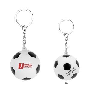 Soccer Ball Stress Reliever Keychain 1 Soccer Ball Stress Reliever Keychain 1