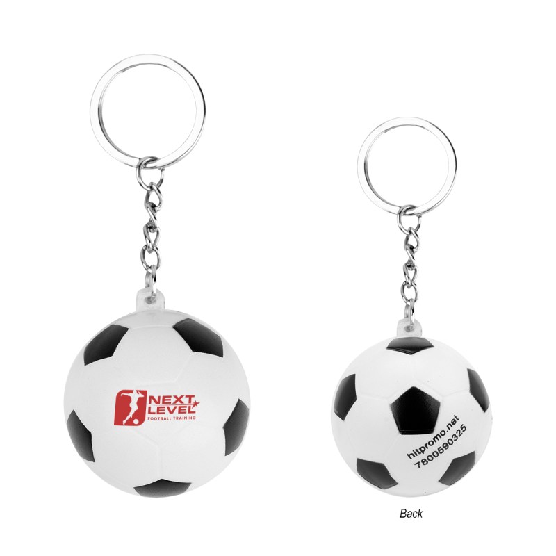Soccer Ball Stress Reliever Keychain 1 Soccer Ball Stress Reliever Keychain 1