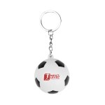 Soccer Ball Stress Reliever Keychain - 20115 BLKWHT Padprint Soccer Ball Stress Reliever Keychain - 20115 BLKWHT Padprint