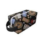 Sublime Series Rpet Dopp Kit Toiletry Bag - 30194 WHTBLK Sublimation Sublime Series Rpet Dopp Kit Toiletry Bag - 30194 WHTBLK Sublimation