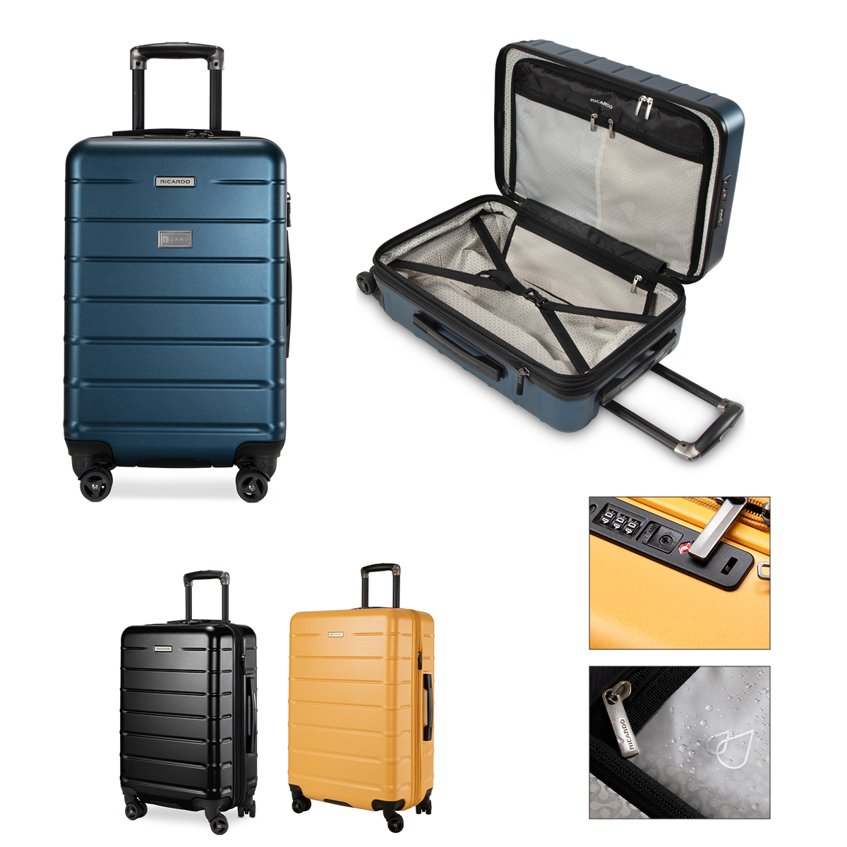 Ricardo® Cambria 20" Hardside Carry-on Expandable Spinner 1
