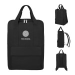 Rainer Rpet Laptop Backpack - 35179 BLK Silkscreen Rainer Rpet Laptop Backpack - 35179 BLK Silkscreen